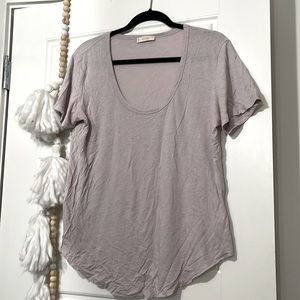 Scoop neck T-shirt - GOLDEN by TNA